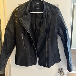 Women's Black Leather Jacket
